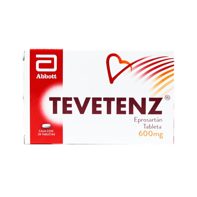 Tevetenz 600 Mg Con 28 Tabletas Rec