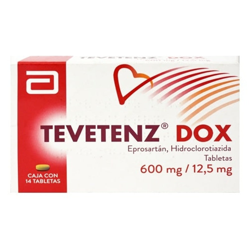 Tevetenz Dox 600 / 12.5 Mg Con 14 Tabletas