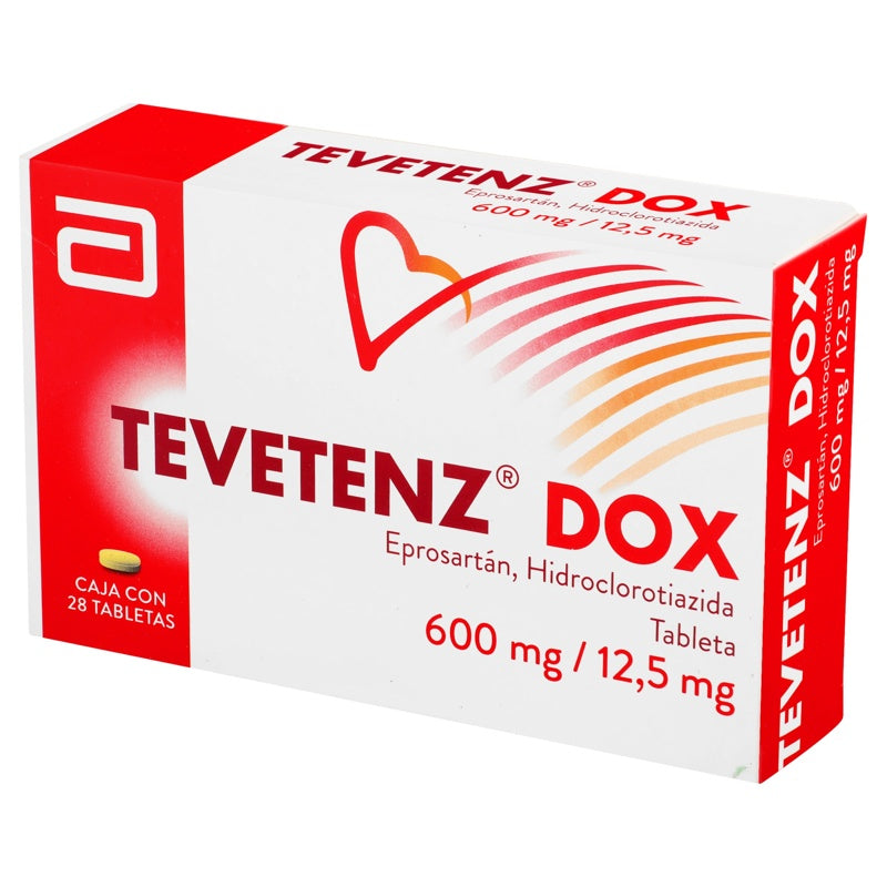 Tevetenz Dox 600 / 12.5 Mg Con 28 Tabletas