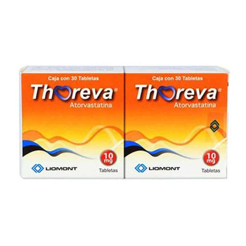 Thoreva 10 Mg Con 30+30 Tabletas