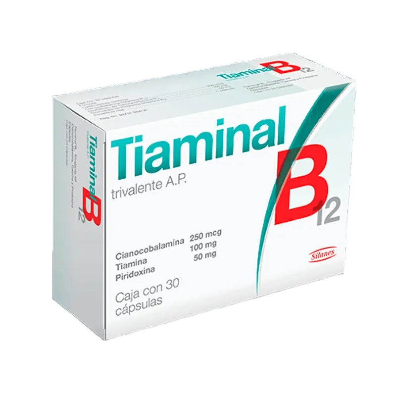 Tiaminal B12 Ap Trivalente 30 Capsulas