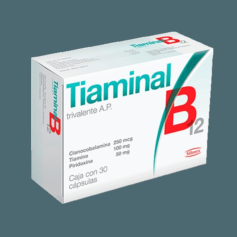 Tiaminal B12 Ap Trivalente 30 Capsulas