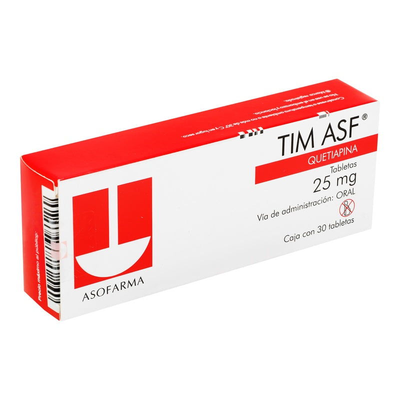 Tim Asf 25 Mg Con 30 Tabletas 7730979092883