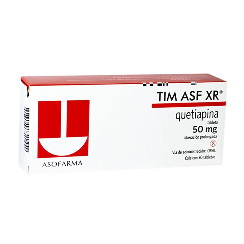 Tim Asf Xr 50 Mg Con 30 Tabletas Liberación Prolongada