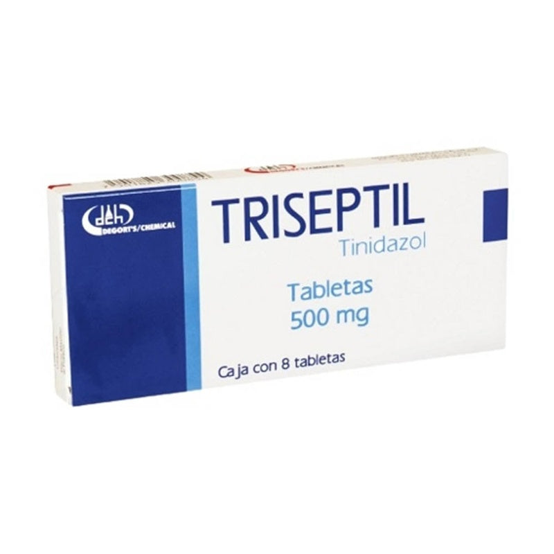 Tinadazol 500 Mg Con 8 Tabletas Triseptil 7501825300854