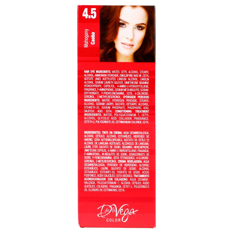 Tinte Crema D La Vega Caoba 4.5 7501289901499