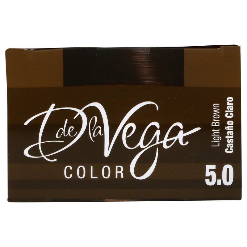 Tinte Crema D La Vega Castaño Claro 5.0 7501289901444 perfil 4