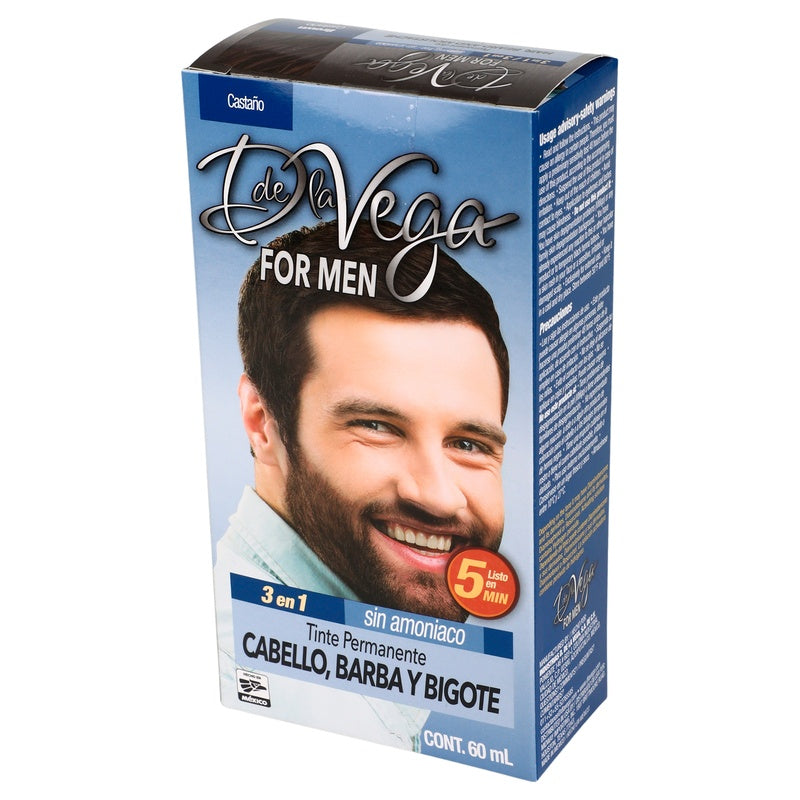 Tinte Crema D La Vega For Men Castaño 7501289902557 perfil 4