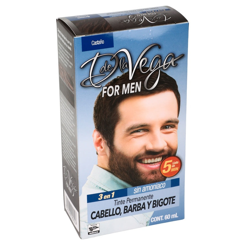 Tinte Crema D La Vega For Men Castaño 7501289902557 perfil 5