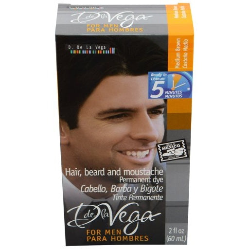 Tinte Crema D La Vega For Men Castaño Medio 7501289901130 perfil 3
