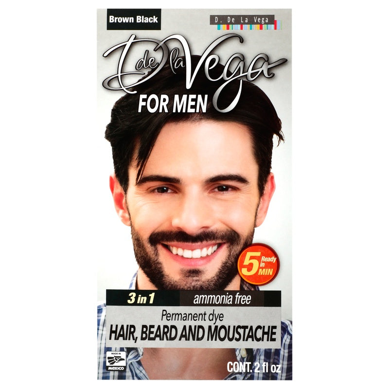 Tinte Crema D La Vega For Men Castaño Negro 7501289901123 perfil 3