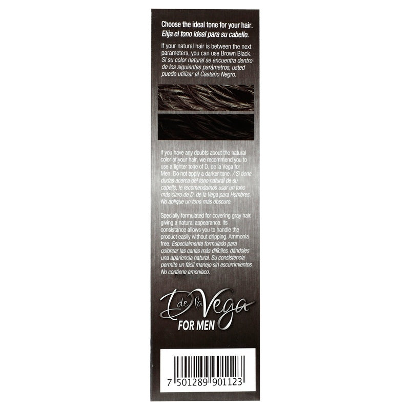 Tinte Crema D La Vega For Men Castaño Negro 7501289901123 perfil 5