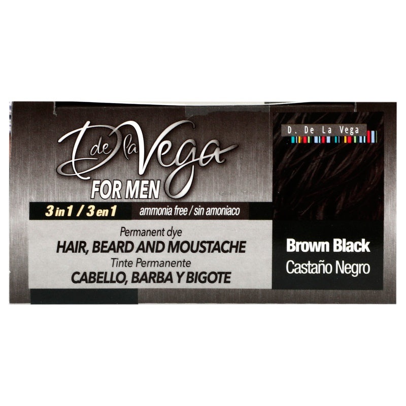 Tinte Crema D La Vega For Men Castaño Negro 7501289901123 perfil 6