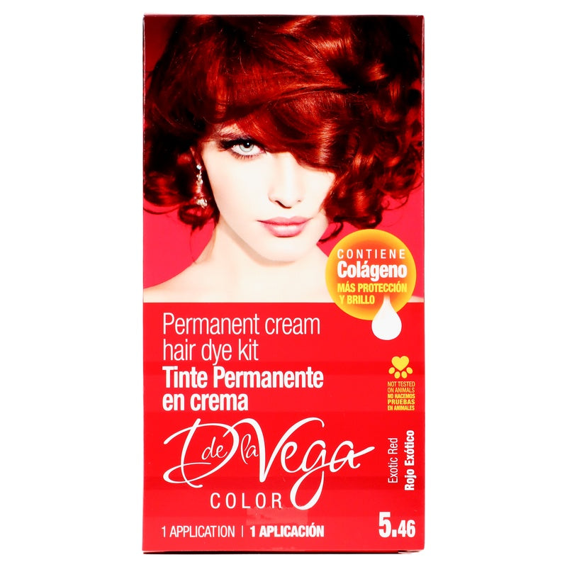 Tinte Crema D La Vega Rojo Exotic 5.46 7501289903028