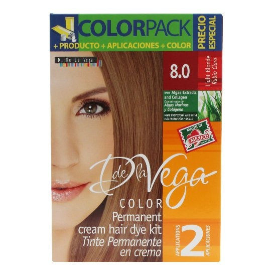 Tinte Crema D La Vega Rubi Claro 8.O 2 Aplicaciones 7501289903172