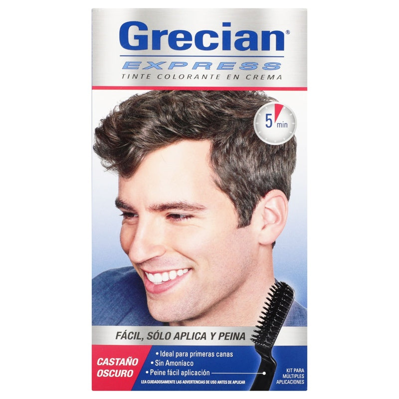 Tinte Grecian Expres Castaño Oscuro