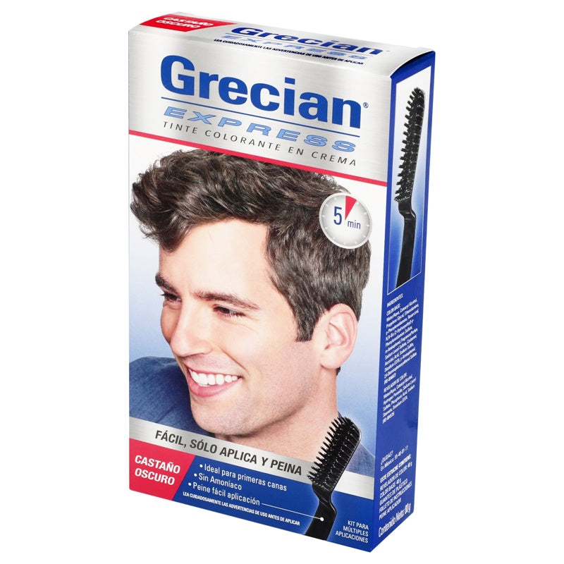 Tinte Grecian Expres Castaño Oscuro perfil 3