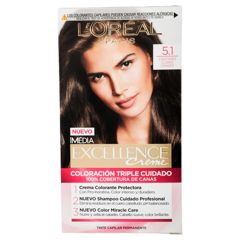 Tinte Imedia Excellence Castaño Claro Cen5.1