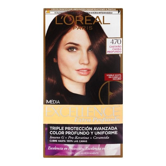 Tinte Imedia Excellence Castaño Purp 470 7509552910889