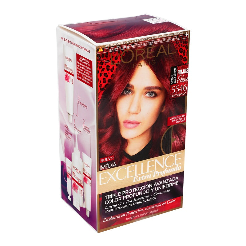 Tinte Imedia Excellence Rojo Atrevido 5546 7509552913811