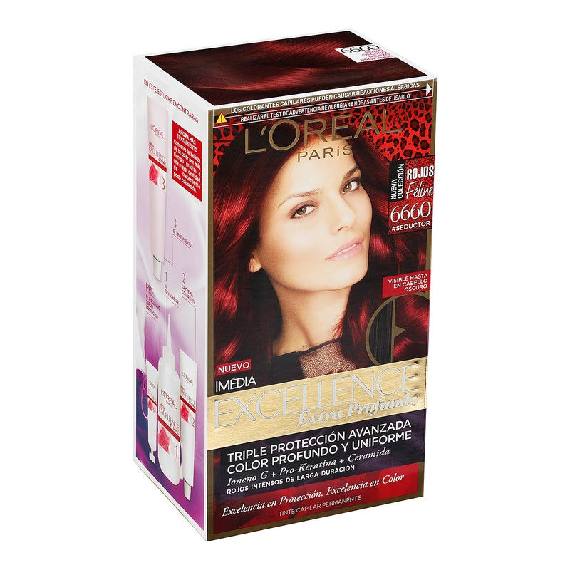 Tinte Imedia Excellence Rojo Seductor 6660 7509552913804