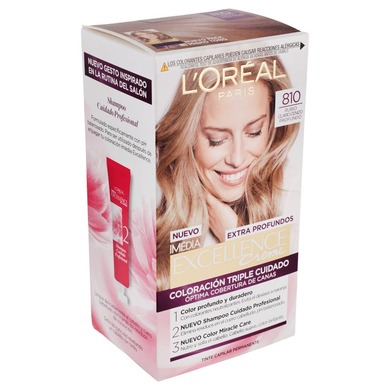 Tinte Imedia Excellence Rubio Claro Cenizo 810 7509552910841 perfil 4