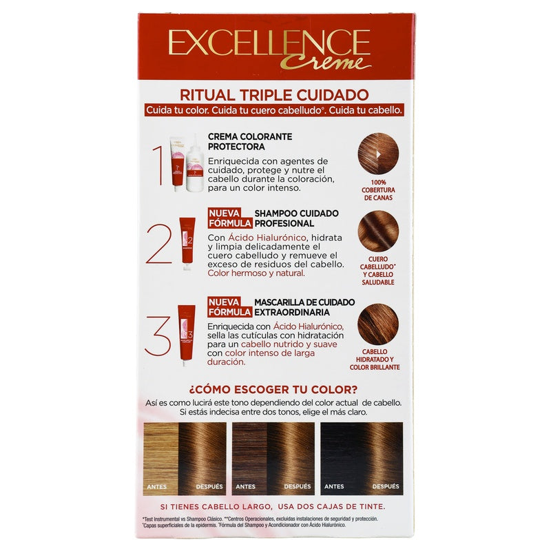 Tinte Imedia Excellence Rubio Oscuro Dorado 6.3 7501027235367 perfil 7