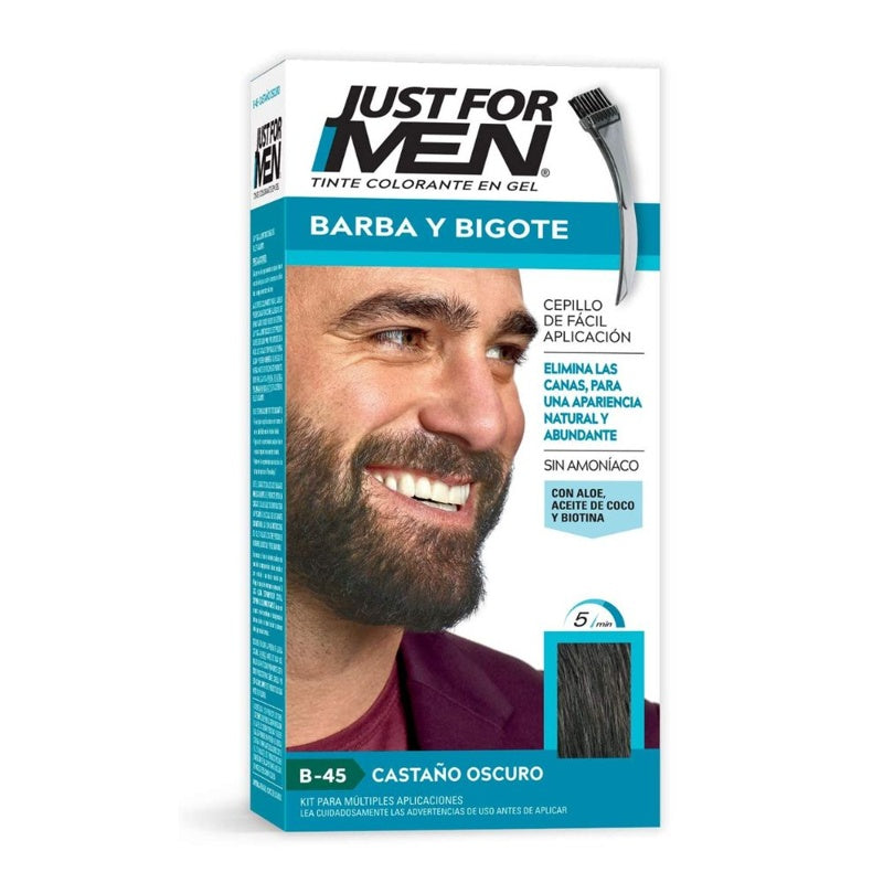 Tinte Just F-Men Barba Castaño Obscuro