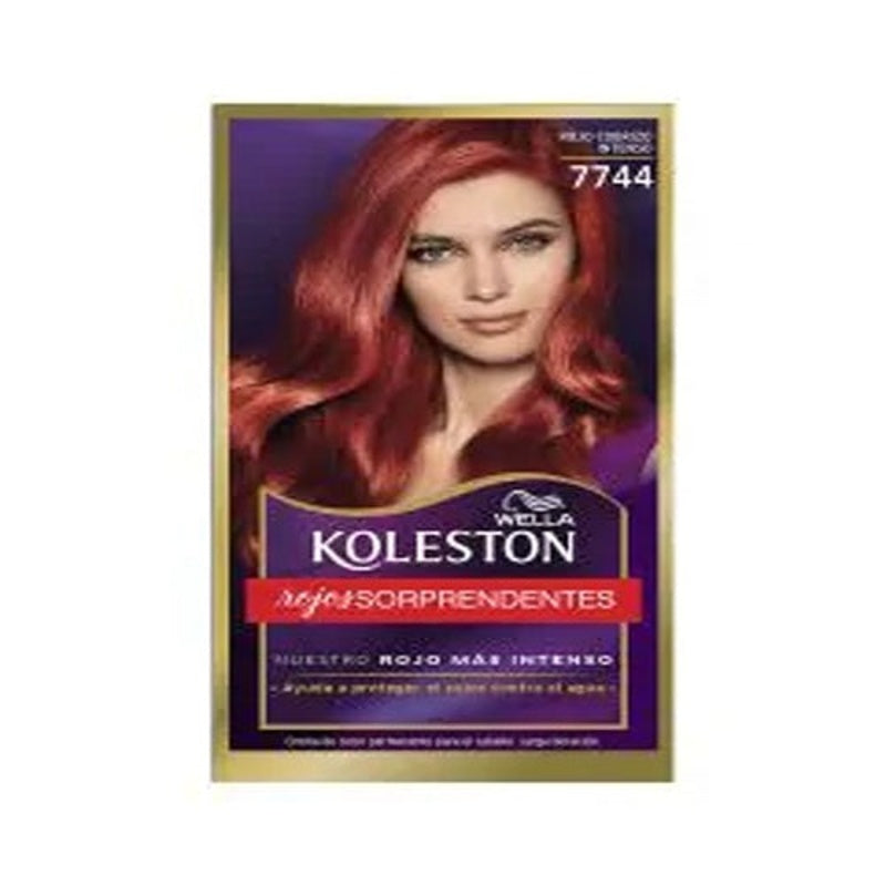Tinte Koleston Crema Rojo Cobrizo Inten 7744