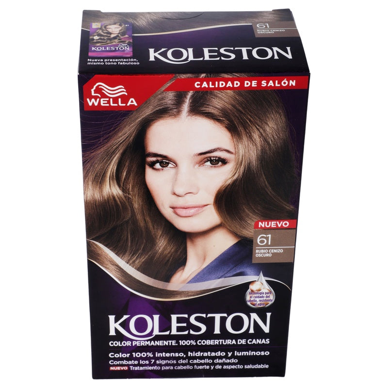 Tinte Koleston Rubio Cenizo Oscuro 61 8846 3614225108846 perfil 2