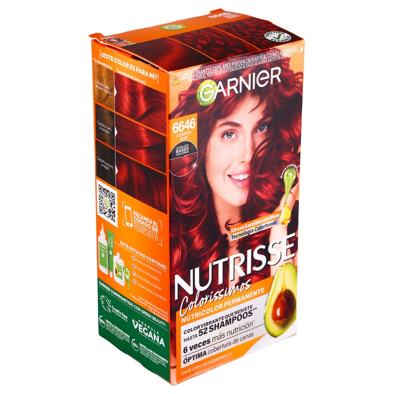 Tinte Nutrisse Colorissimo Cobrizo Rubio 6646 7509552816686