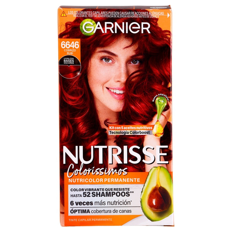 Tinte Nutrisse Colorissimo Cobrizo Rubio 6646 7509552816686 perfil 4