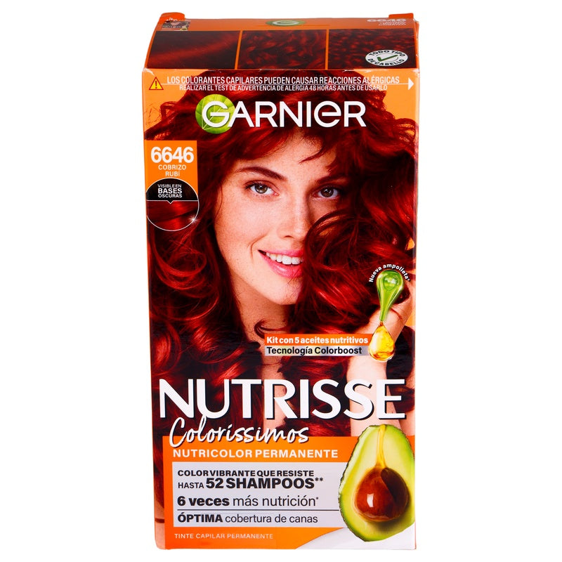 Tinte Nutrisse Colorissimo Cobrizo Rubio 6646 7509552816686 perfil 5