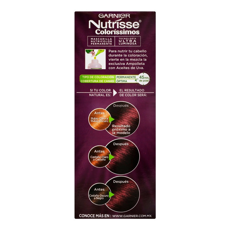 Tinte Nutrisse Lavanda 316 perfil 7