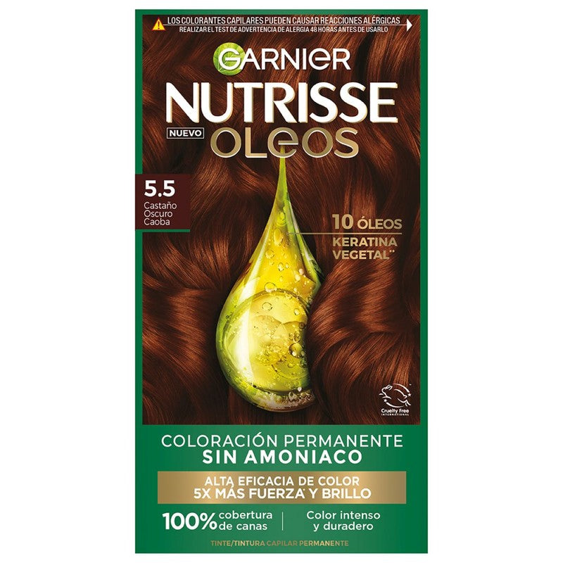Tinte Nutrisse Oleos 5.5 Casta Oscuro Caoba 7509552870558