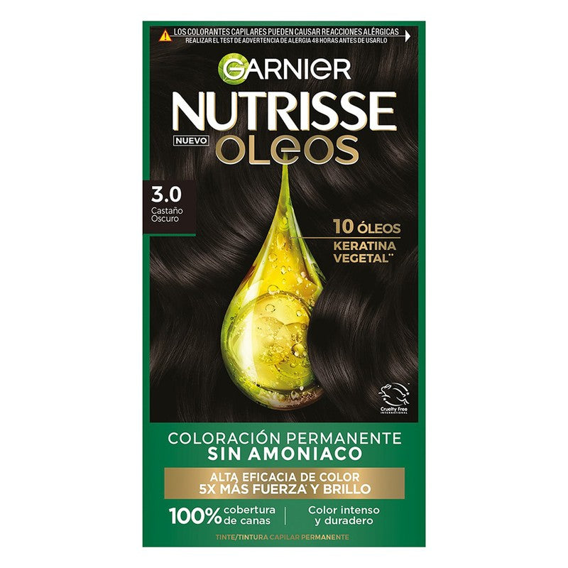 Tinte Nutrisse Oleos Castaño Oscuro 3.0 7509552870718