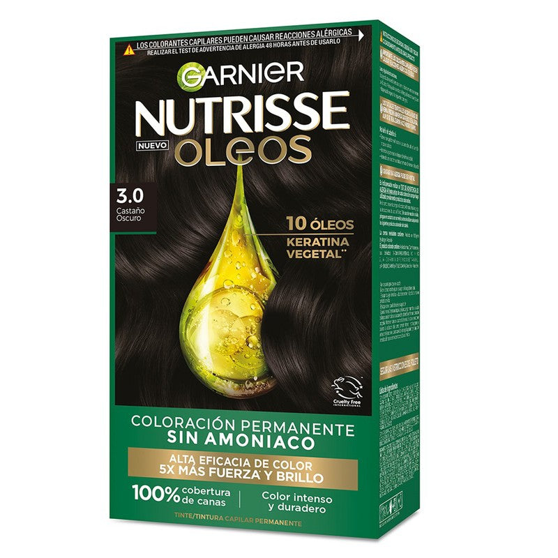 Tinte Nutrisse Oleos Castaño Oscuro 3.0 7509552870718 3