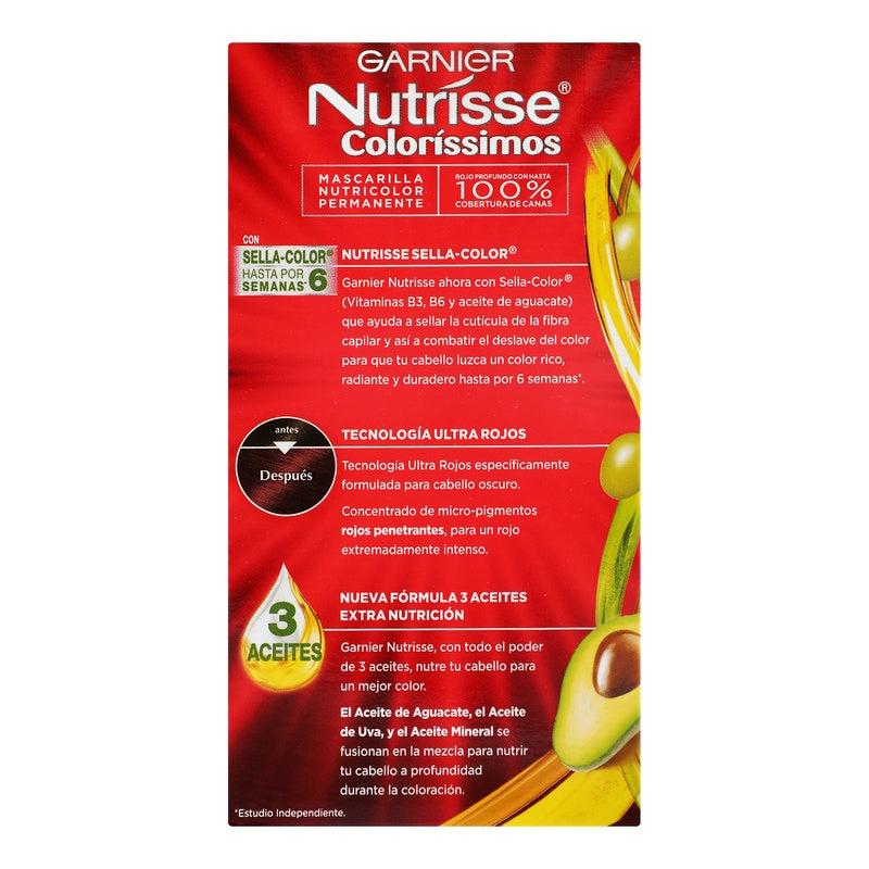 Tinte Nutrisse Rojo Carmin 4462 7509552910315 perfil 4