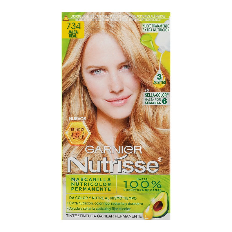 Tinte Nutrisse Rubio Dorado Cobrizo 734 7509552916140 perfil 4