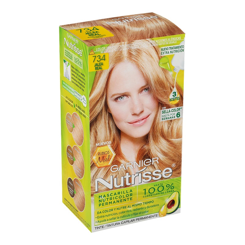 Tinte Nutrisse Rubio Dorado Cobrizo 734 7509552916140 perfil 6