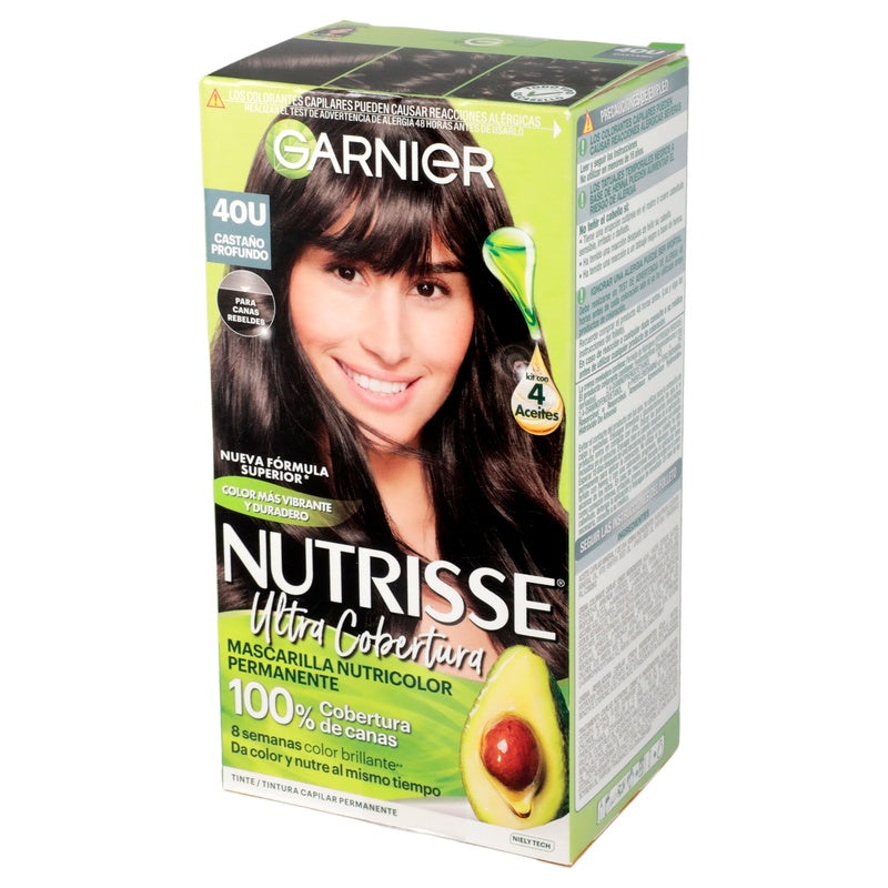 Tinte Nutrisse Ultra Cobertura Castaño Profundo 40 7509552910322 perfil 6