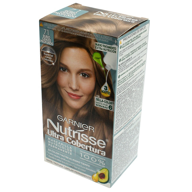 Tinte Nutrisse Ultra Cobertura Rubio Cenizo 71 7509552913446 perfil 9