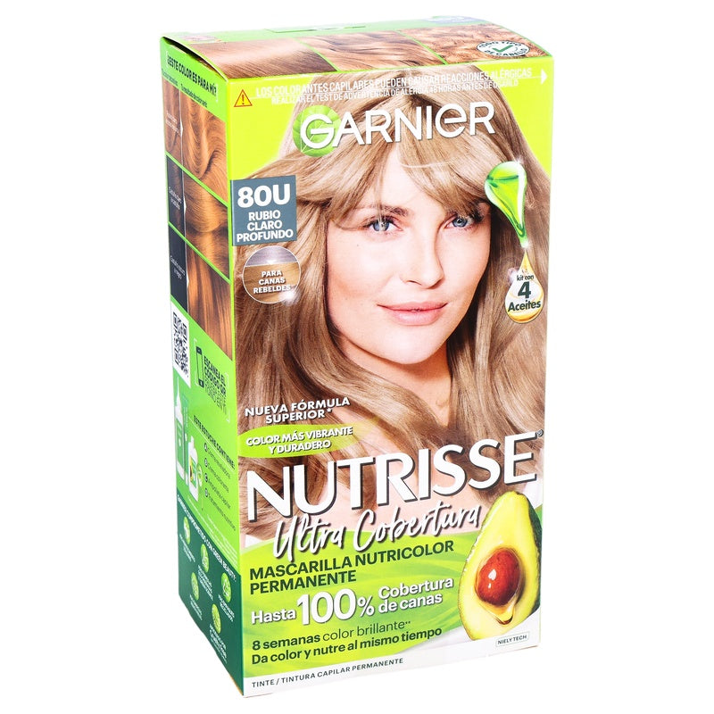 Tinte Nutrisse Ultra Cobertura Rubio Claro Profundo 80 7509552910360 perfil 8