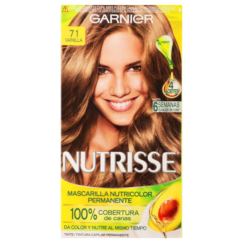 Tinte Nutrisse Vainilla Rubio Cenizo 71 7501027221780