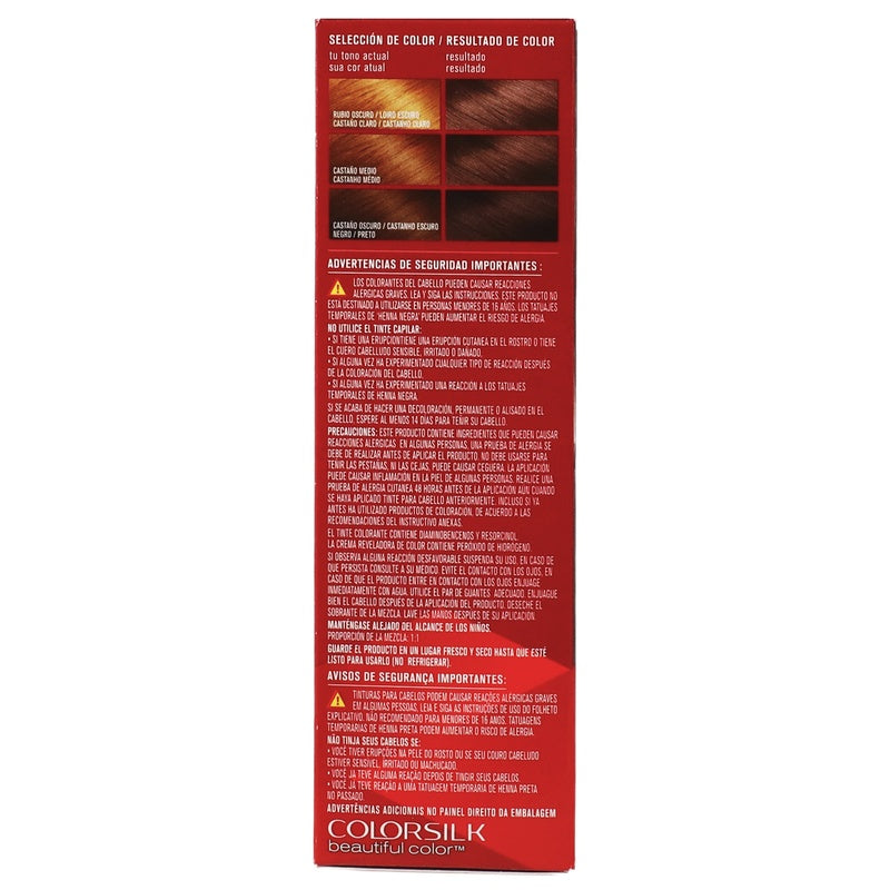 Tinte Revlon Colorsilk Castaño Calido Profundo T-27 309978456278 perfil 8