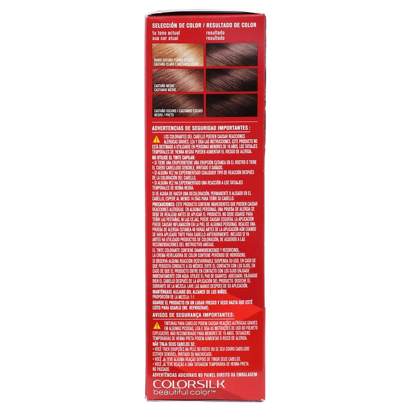Tinte Revlon Colorsilk Castaño Oscuro T-30 130 Ml 309978695301 perfil 7