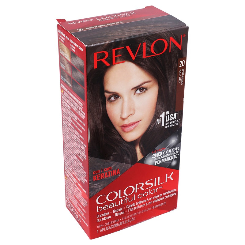 Tinte Revlon Colorsilk Negro Natural T-20 309978695202