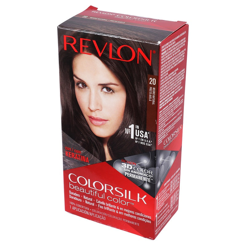 Tinte Revlon Colorsilk Negro Natural T-20 309978695202 perfil 3