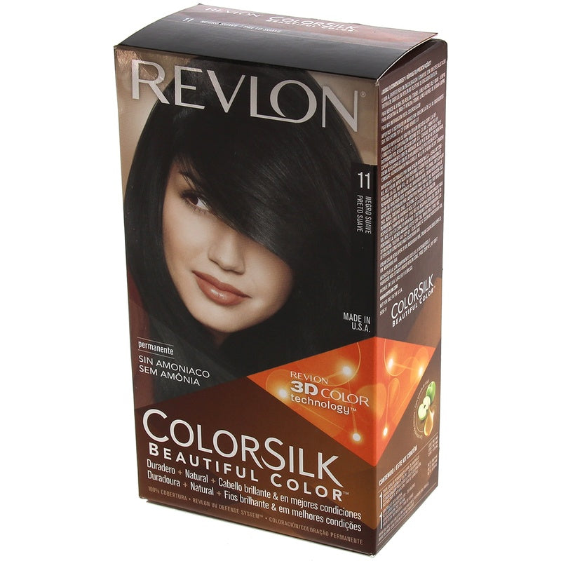 Tinte Revlon Colorsilk Negro Suave T-11 309978695110 perfil 3