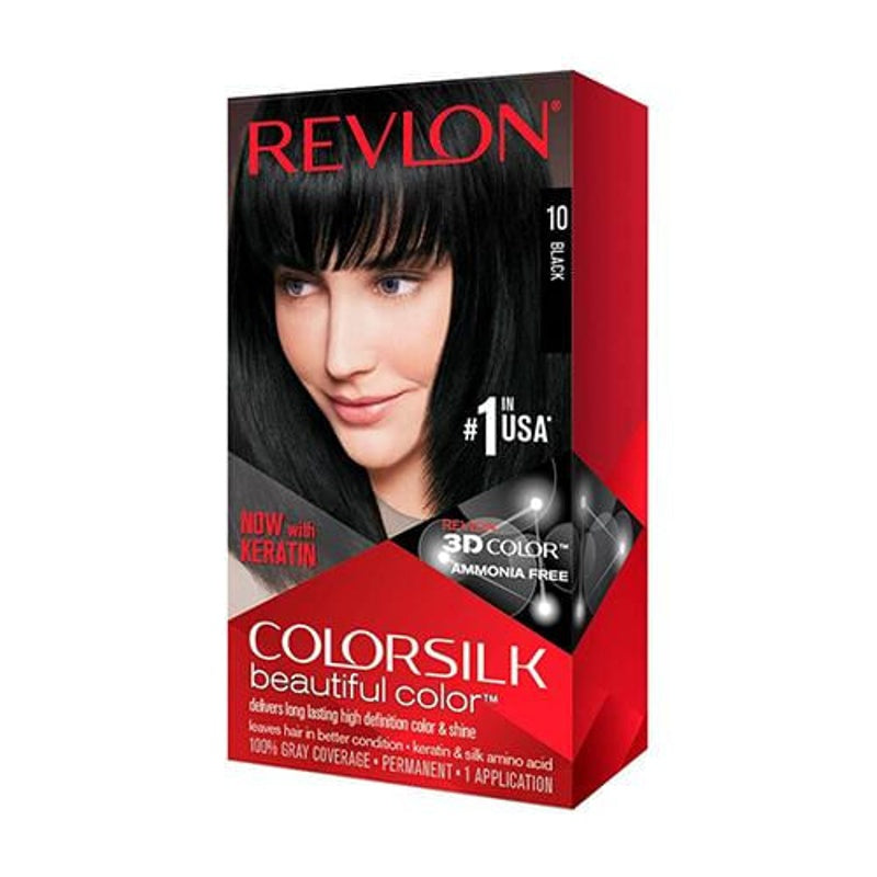Tinte Revlon Colorsilk Negro T-10 130 Ml